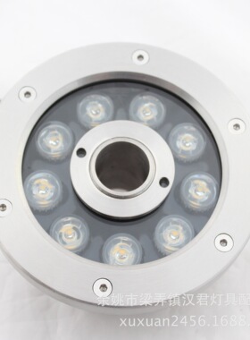 批发直径145MM 9W不锈钢 LED 喷泉灯外壳