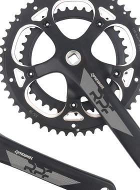浩盟proweel方孔牙盘曲柄130BCD53T 2×10速9速RPF公路自行车牙盘