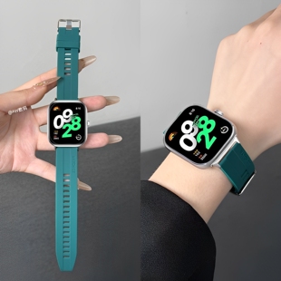 适用红米手表watch6/5表带男款红米watch4夏天防水硅胶表带升级REDMIWATCH运动小米手环9Pro表带8Pro手表链女