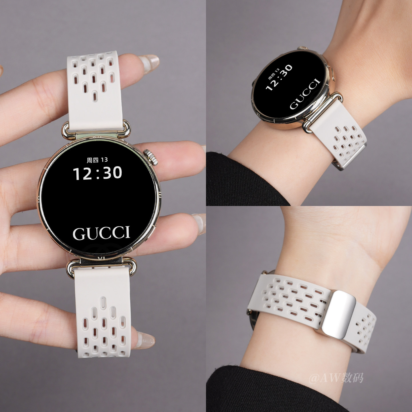 适用华为GT6表带gt5pro手表带watch5新款星光色运动硅胶腕带watchgt6金属磁吸扣gt4女款gt3智能gt2夏天男配件