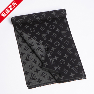 仿羊绒保暖围巾男士商务通用百搭韩版休闲2024秋冬仿羊毛围脖送礼