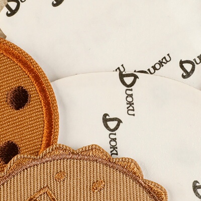 原创卡通食物饼干曲奇饼patch配饰服装辅料补丁贴刺绣布贴