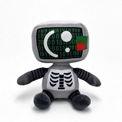 跨境新品Die of death plush毛绒玩具玩偶复古电脑造型公仔玩具