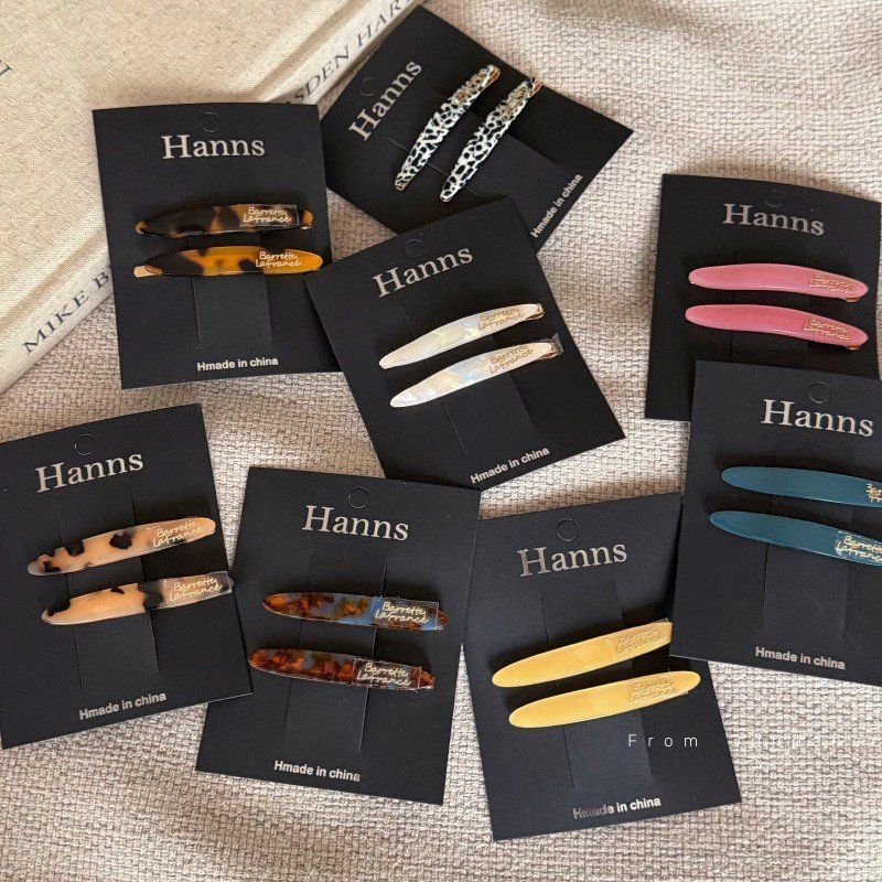 刘海夹醋酸发夹法式侧边夹简约