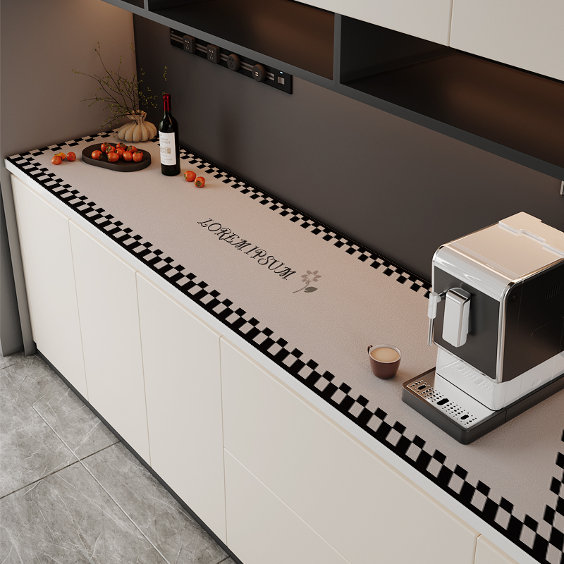 M简约轻奢高级感餐边柜电视柜台面保护桌垫玄关鞋柜酒柜防脏桌布