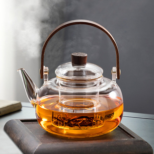 玻璃茶壶可加热煮茶壶2026新款玻璃烧水壶耐高温煮茶器泡茶壶明火