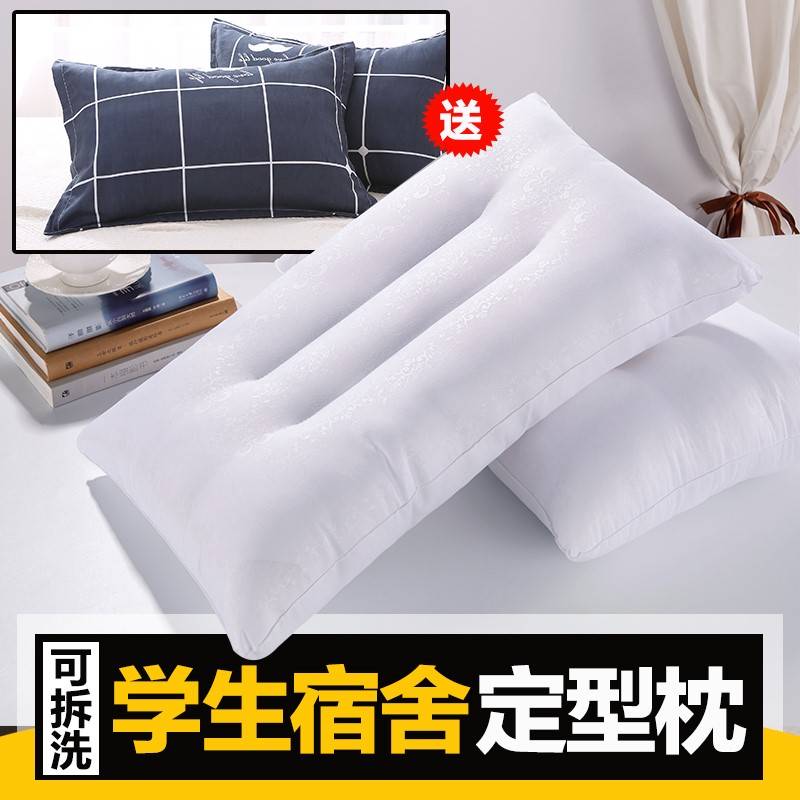 枕头套和枕芯一套青少年专用单独初中生高中生学生中学生宿舍单人