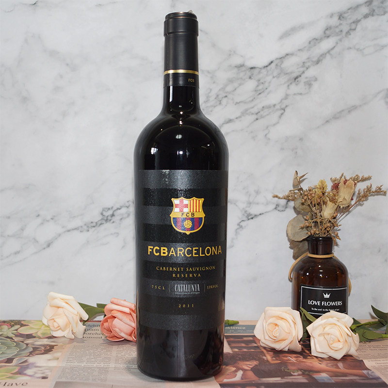 西班牙原瓶装进口红酒巴塞罗那珍藏红葡萄酒fcb arcelona reserva