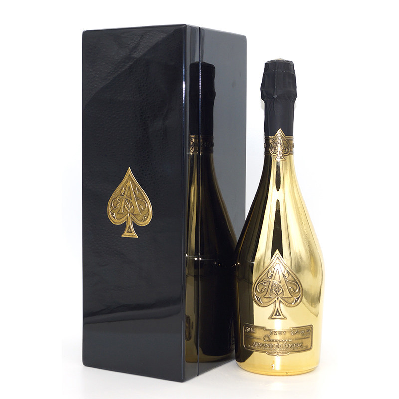 黑桃A香槟起泡酒金色桃红绿色高端礼盒法国名庄Champagne Armand