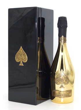 黑桃A香槟起泡酒金色桃红绿色高端礼盒法国名庄Champagne Armand