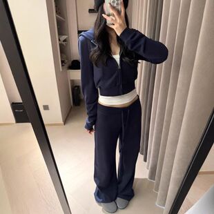 卫衣外套女小个子收腰春季女款短款内搭修身上衣2026新款春款女装