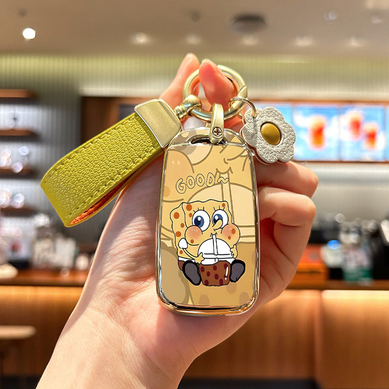 适用长安糯玉米lumin汽车钥匙套mini奔奔estar逸动dt壳xt悦翔V7包