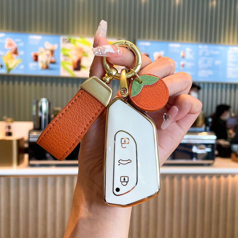 适用于2023款大众高尔夫8钥匙套高尔夫8pro车内装饰用品8rline壳