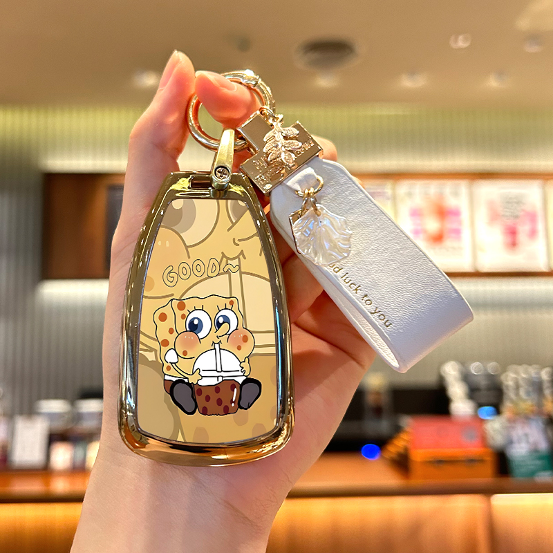 北汽威旺北京BJ40海绵宝宝钥匙套