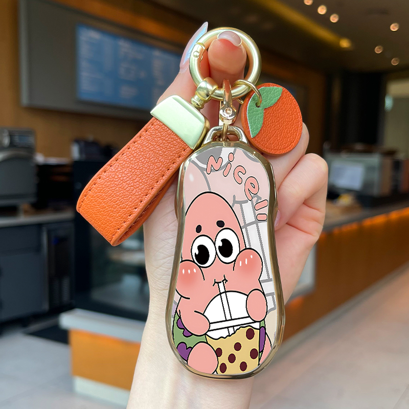 2023款小鹏P7钥匙套G6汽车P7iP5G3G3iG9专用NFC卡片壳包扣女