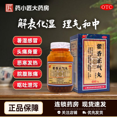 【上龙】藿香正气丸(浓缩丸)0.375g*480丸/盒