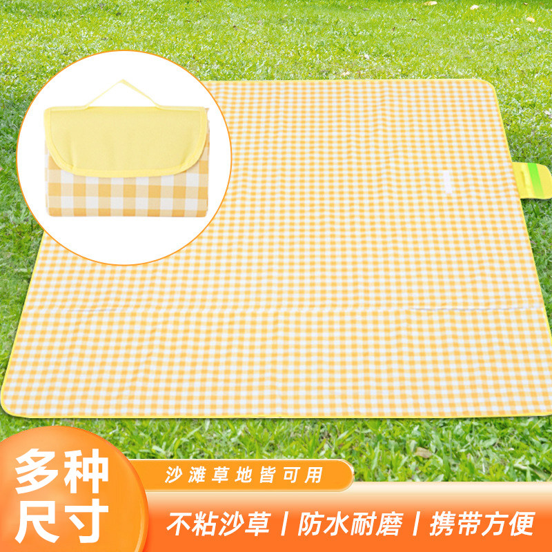 野餐垫便携户外露营防潮垫加厚加大野餐布地垫防水防潮沙滩垫