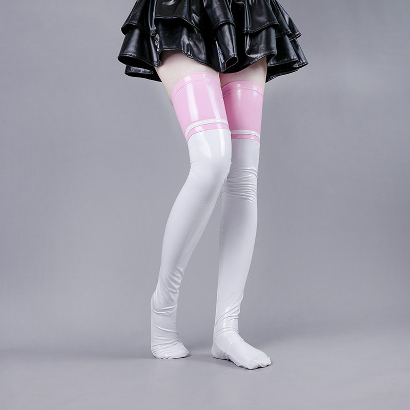 Long Leather Socks (Many Colorways) foto 4