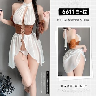 二次元 cosplay哥布林杀手COS服剑之圣女性感****睡衣连衣裙女精灵
