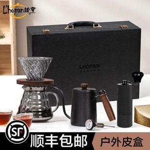 分享专业aop皮n家用壶 手冲咖啡壶礼盒装 套装 盒版 L磨豆机 手冲壶h
