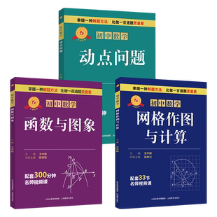 初中数学新定义函数与图像网格作图与计算动点问题专项突破七年级八九中考解题技巧思维逻辑训练书尖子生专项拓展培优拔尖山西教育