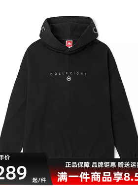 Kappa卡帕男装女装秋季新款连帽卫衣休闲套头运动帽衫K0BY2MT02D