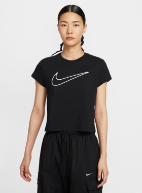 Nike耐克女装2025秋季新款NSW CLUB SS TEE HBR MD短袖T恤HV5003