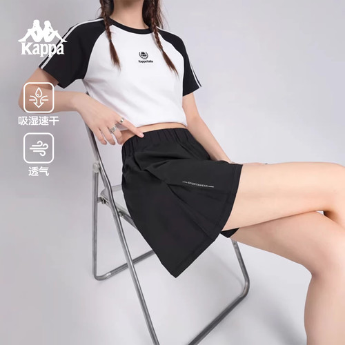 Kappa卡帕女裤2026夏季新款运动休闲简约百搭透气短裤K0G42DY32D