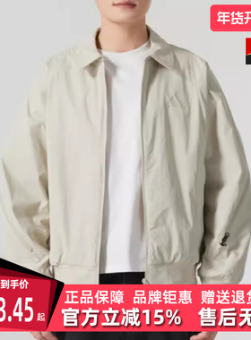 Adidas阿迪达斯男装2025春季新款运动休闲翻领梭织夹克JZ4194