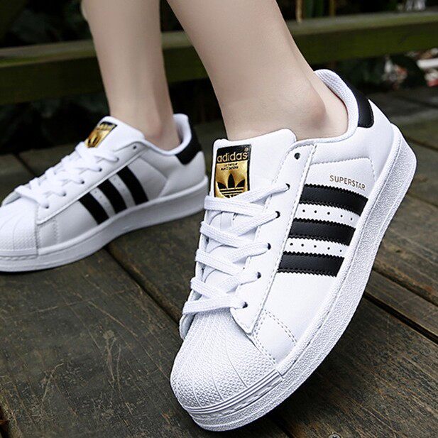 阿迪达斯三叶草金标贝壳头板鞋情侣小白鞋男女休闲运动鞋潮EG4958