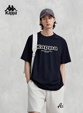 Kappa卡帕男装夏季新款运动休闲复古短袖T恤K0E32TD01M