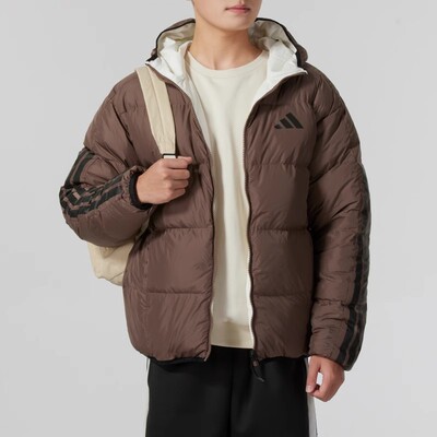 Adidas阿迪达斯保暖连帽羽绒服
