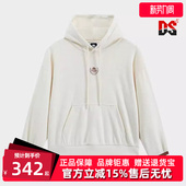 针织连帽运动休闲上衣套头衫 Kappa卡帕女装 时尚 新款 K0E82MT03 冬季