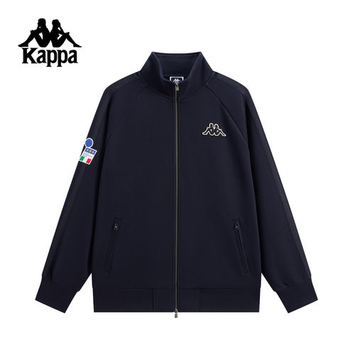 Kappa卡帕男装2026春季新款运动休闲宽松立领针织外套K0G12WK04
