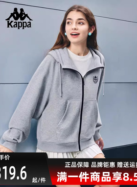 Kappa卡帕女装2025秋季新款运动休闲cleanfit 连帽外套K0F62MK08D