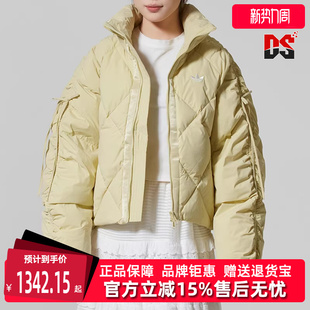 COM Adidas阿迪达斯三叶草女装 BOW 新款 DOWN羽绒服KC2613 2025冬季