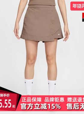 Nike耐克女裤运动休闲简约舒适复古百搭透气短裤 HM6980