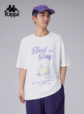 Kappa卡帕男装女装2025夏季新款短袖T恤K0FW2TD82D