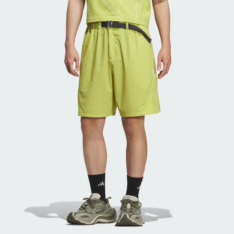 Adidas阿迪达斯男裤2025夏季新款梭织宽松运动休闲短裤KC9817