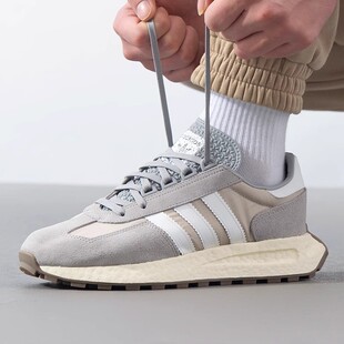 Adidas阿迪达斯三叶草男鞋2025春季新款 RETROPY E5 休闲鞋JQ4099