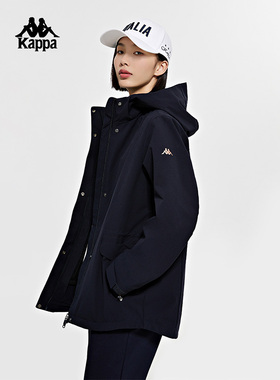 Kappa卡帕女装冬季新款时尚保暖运动休闲百搭防风衣K0D82FJ44