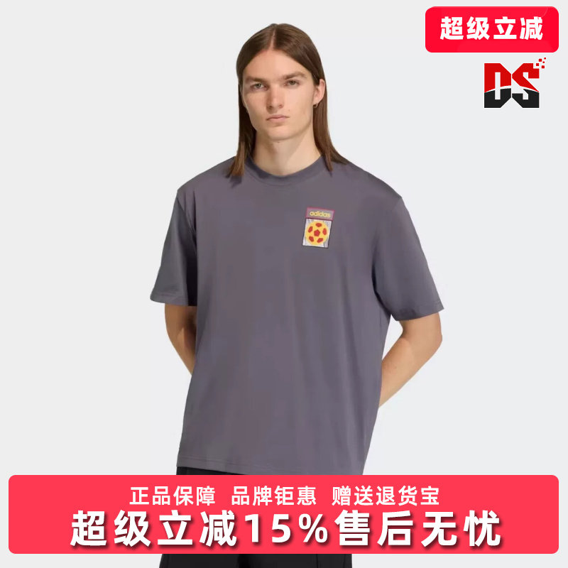 Adidas阿迪达斯三叶草男装2026夏季新款FLAG GFX SS运动T恤KD1429图片