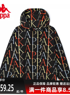 卡帕Kappa男装女装春季新款Azzurro系列字母印花休闲卫衣KAB0KT13