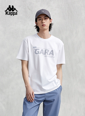 kappa卡帕男装夏季新款短袖凉感运动防晒印花T恤K0E32TD44