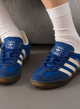 Adidas阿迪达斯三叶草男鞋女鞋2025秋季新款GAZELLE 板鞋JS1410