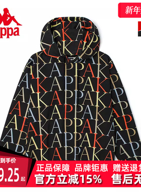 卡帕Kappa男装女装春季新款Azzurro系列字母印花休闲卫衣KAB0KT13