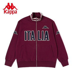 Kappa卡帕男款冬季新款舒适简约复古运动休闲撞色外套K0D72JJ04
