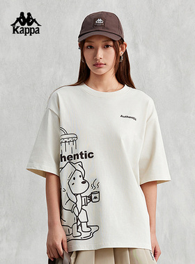 Kappa卡帕男装女装夏季新款时尚透气舒适运动T恤K0EX2TD82D