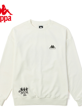 Kappa卡帕情侣男女套头衫秋季新款运动休闲卫衣K0CY2WT30P