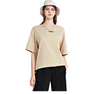 Kappa卡帕短袖男女冬季新情侣运动T恤休闲圆领上衣K0CW2TD69